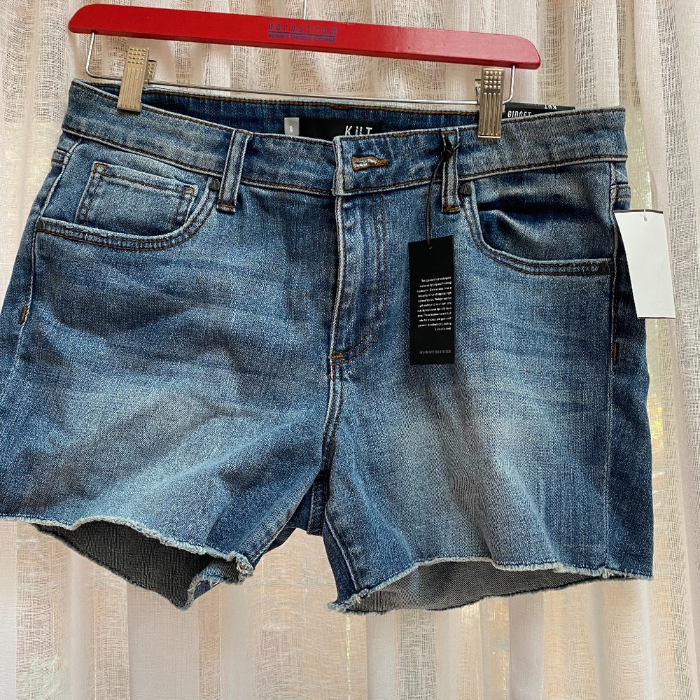 Kut denim shorts new with tags